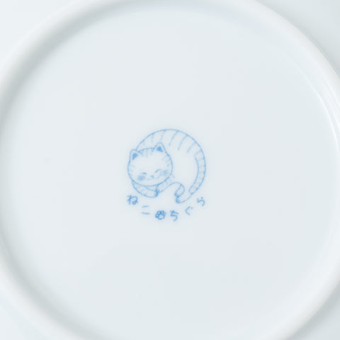 Neko Chigura Cat Mino Round Plate Medium