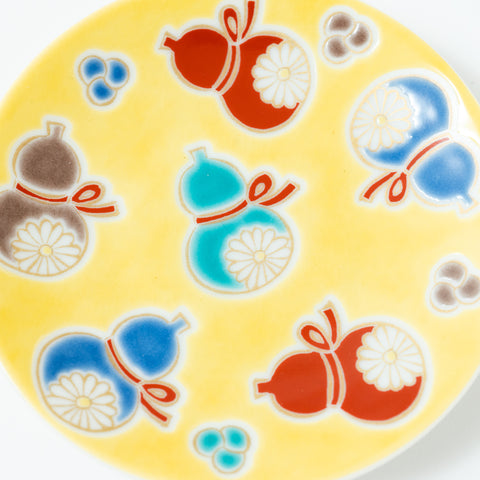 Seikou Kiln Traditional Pattern Kutani Sauce Plate