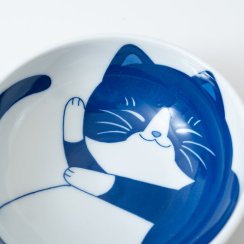 Neko Chigura Cat  Mino Kobachi Bowl Small