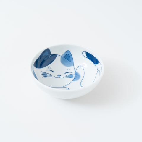 Neko Chigura Cat  Mino Kobachi Bowl Small