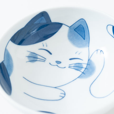 Neko Chigura Cat  Mino Kobachi Bowl Small