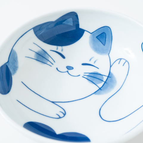 Neko Chigura Cat  Mino Kobachi Bowl Medium