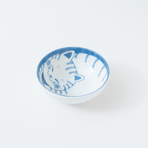 Neko Chigura Cat  Mino Kobachi Bowl Small