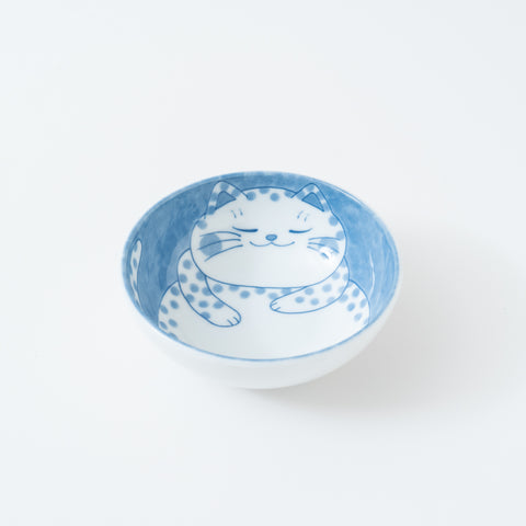 Neko Chigura Cat  Mino Kobachi Bowl Small