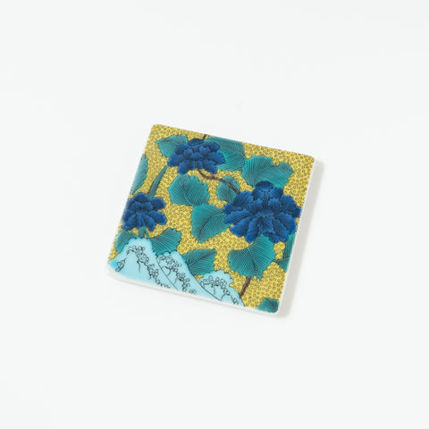 Seikou Kiln Traditional Pattern  Kutani Coaster