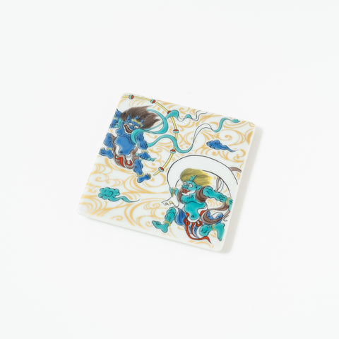 Seikou Kiln Traditional Pattern  Kutani Coaster