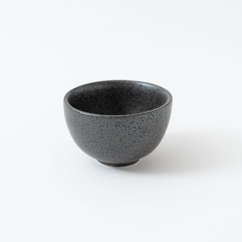 Black Crystalline Glaze Mino Sake Cup