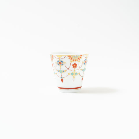 Seikou Kiln Traditional Pattern  Kutani Sake Cup