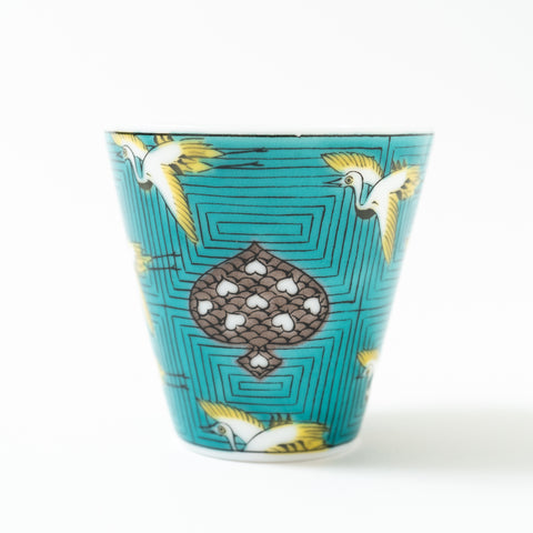 Seikou Kiln Traditional Pattern  Kutani Sake Cup