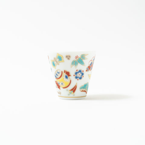 Seikou Kiln Traditional Pattern  Kutani Sake Cup