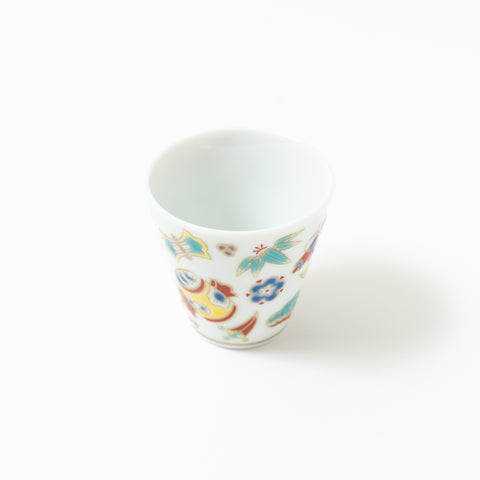 Seikou Kiln Traditional Pattern  Kutani Sake Cup