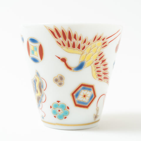 Seikou Kiln Traditional Pattern  Kutani Sake Cup