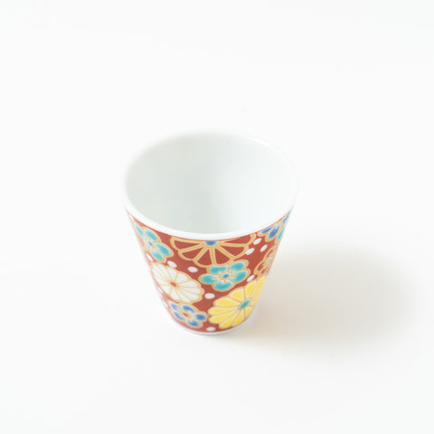 Seikou Kiln Traditional Pattern  Kutani Sake Cup