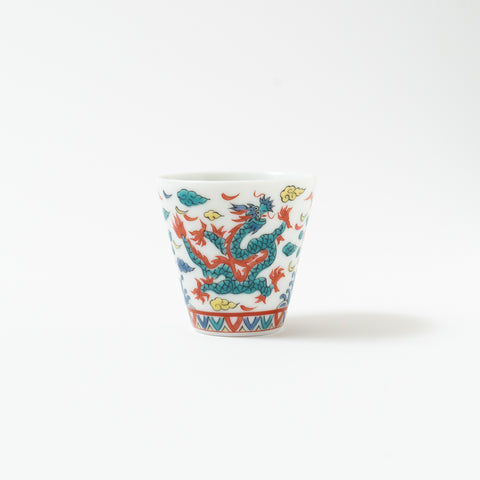 Seikou Kiln Traditional Pattern  Kutani Sake Cup