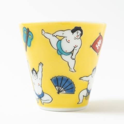 Seikou Kiln Traditional Pattern  Kutani Sake Cup