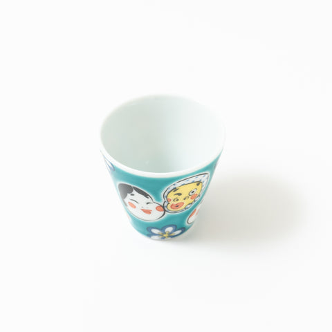 Seikou Kiln Traditional Pattern  Kutani Sake Cup