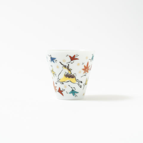 Seikou Kiln Traditional Pattern  Kutani Sake Cup