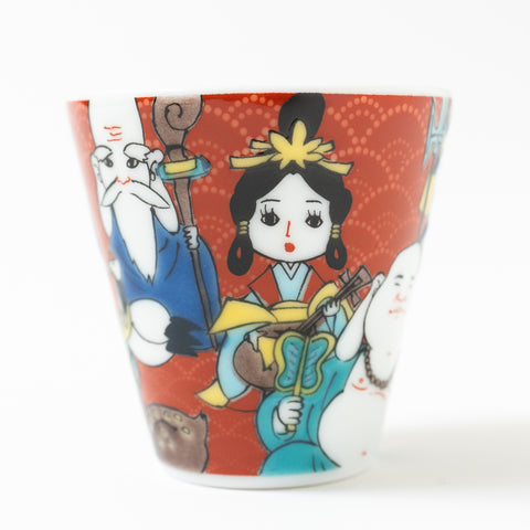 Seikou Kiln Traditional Pattern  Kutani Sake Cup