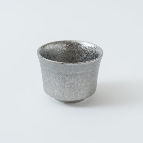 Kinsai and Ginsai Ochoko Kutani Sake Cup Pair