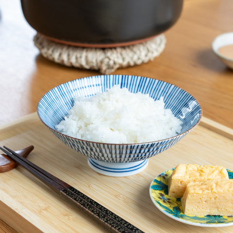 Fukuhou Kiln Tokusa  Hasami Rice Bowl