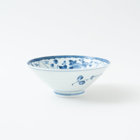 Fan Shape Pattern Gosu Arita Rice Bowl