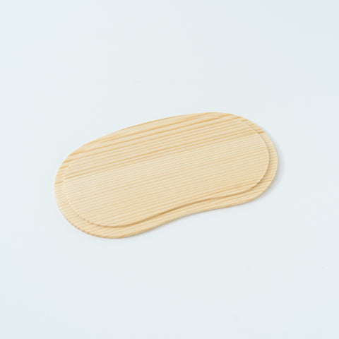 Double-Tier Oval Bamboo Bento Box