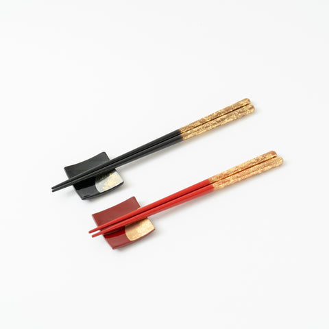 Issou Zuiun Maki-e  Wakasa Lacquerware  Chopstick Set For Two