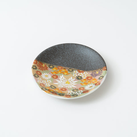 Hanazume Kutani Sauce Plate Set