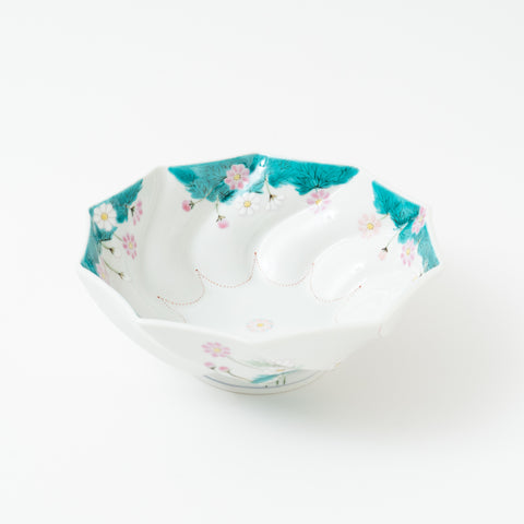 Cosmos Kutani Serving Bowl