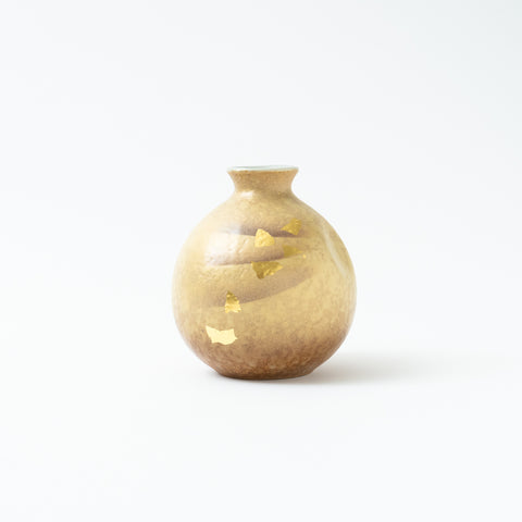 Gold Leaf  Kutani Sake Set