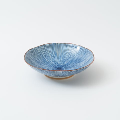 Fukuhou Kiln Tokusa Kutani Serving Bowl