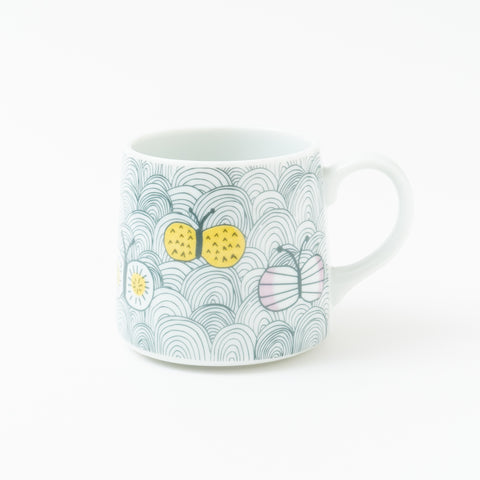 Harekutani Butterfly  Kutani Mug Cup