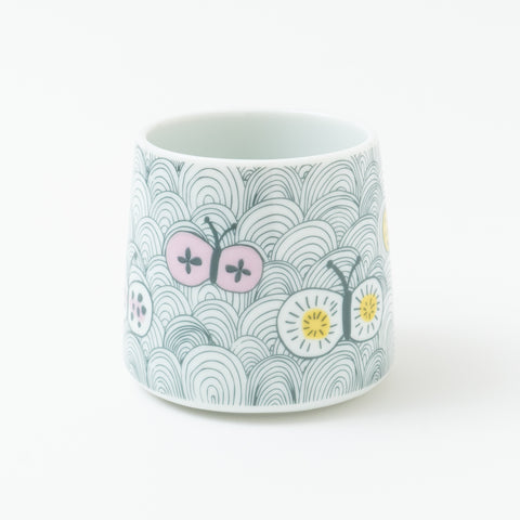 Harekutani Butterfly  Kutani Mug Cup