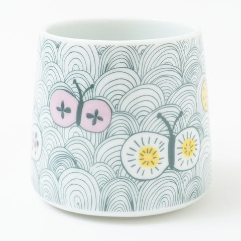 Harekutani Butterfly  Kutani Mug Cup