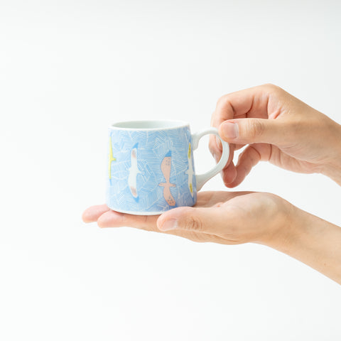 Harekutani Butterfly  Kutani Mug Cup