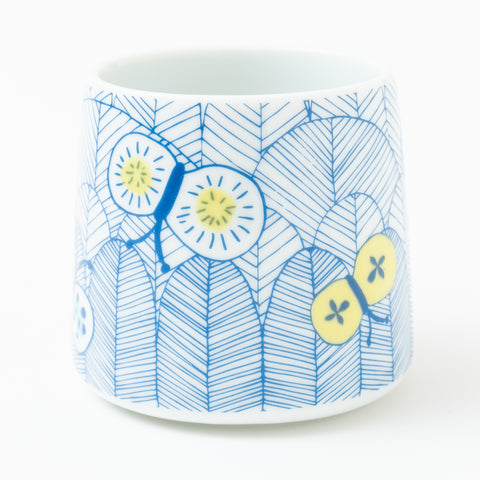 Harekutani Butterfly  Kutani Mug Cup