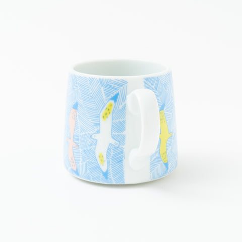 Harekutani Seagull  Kutani Mug Cup