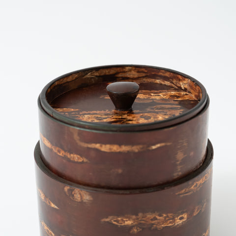 Yatsuyanagi Sakura Akita Cherry Bark Work Tea Canister