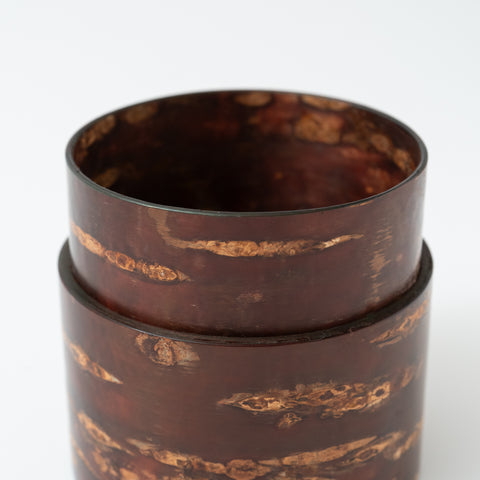 Yatsuyanagi Sakura Akita Cherry Bark Work Tea Canister