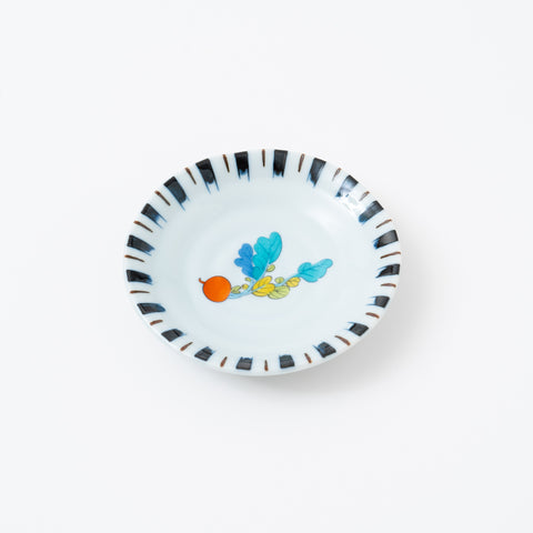 Vegetable Motif Kutani Side Plate Set