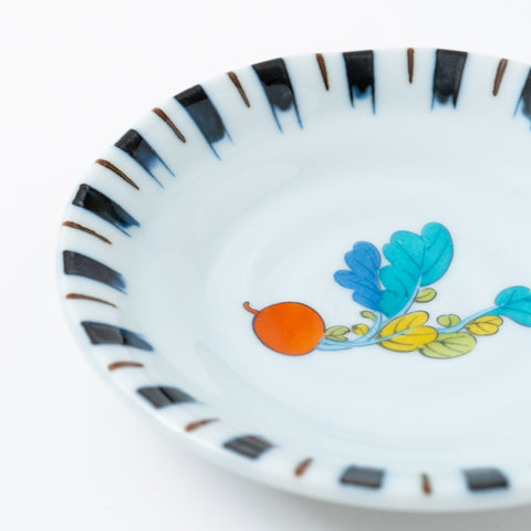 Vegetable Motif Kutani Side Plate Set