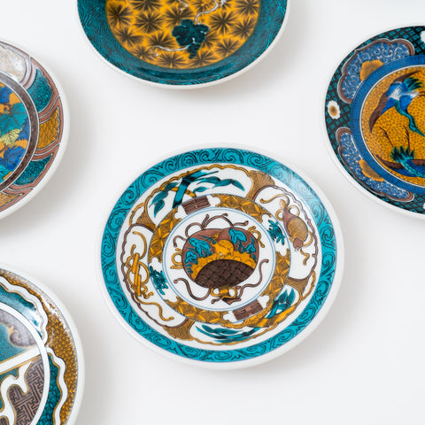 Six Masterpieces of Classic Kutani Side Plate Set