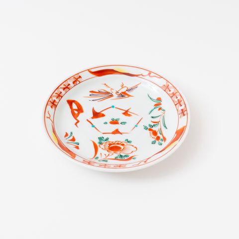 Akagosu Kutani Side Plate Set