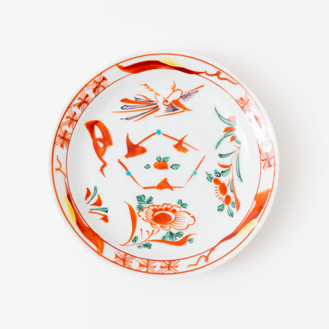 Akagosu Kutani Side Plate Set