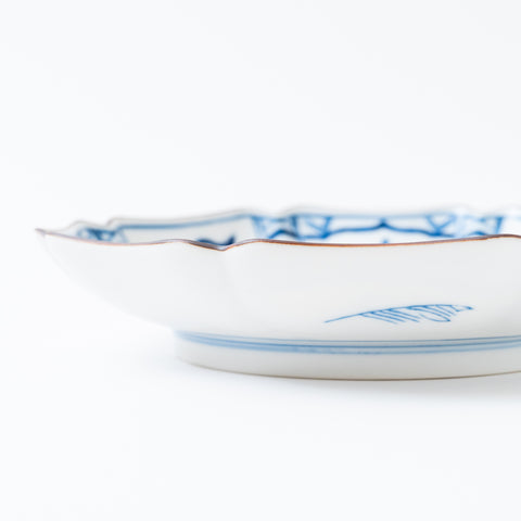 Underglaze Blue Tresure Kutani Side Plate Set