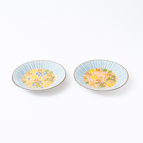 Hanazume Kutani Side Plate Set