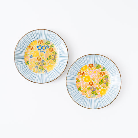 Hanazume Kutani Side Plate Set