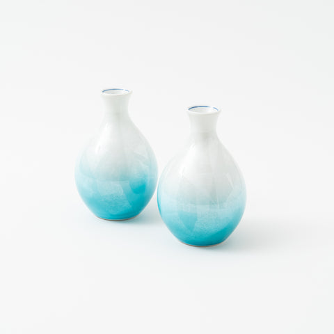 Tranquil Ginsai Kutani Sake Set