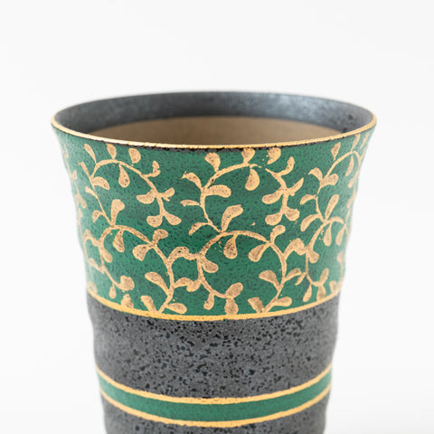 Gold Arabesque Kutani Tumbler Set