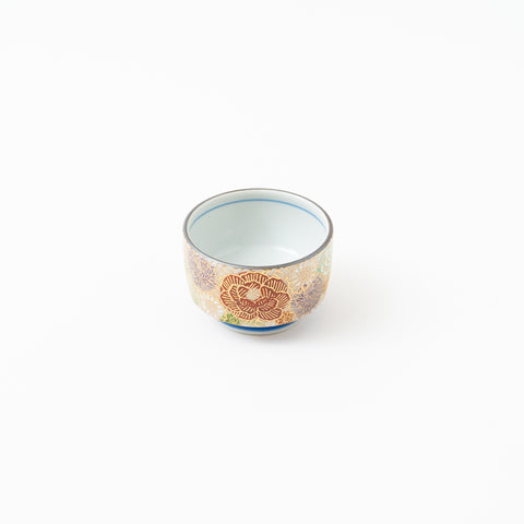 Graceful Hanazume Guinomi Kutani Sake Cup